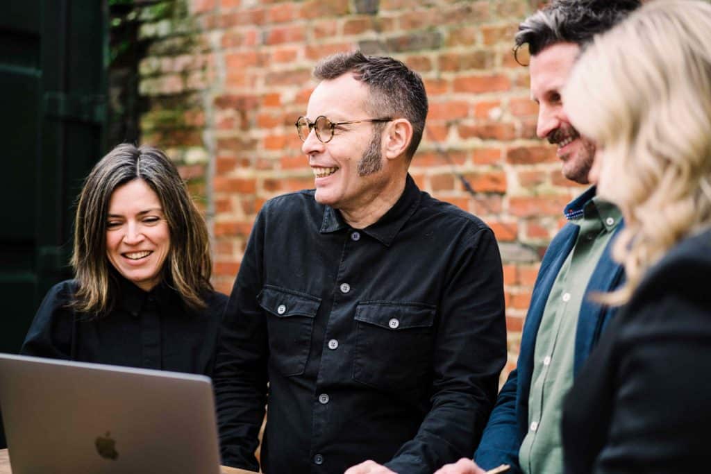 Group discussion around strategic marketing delivered by Mackman Branding, part of the Mackman Group.