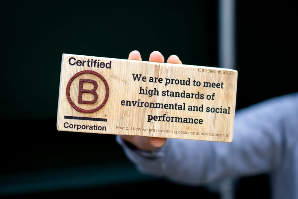 Certified B Corp Plaque